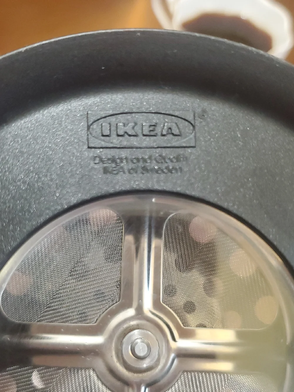 Ikea Black French Press Coffee Maker - Classic Home Kitchen
